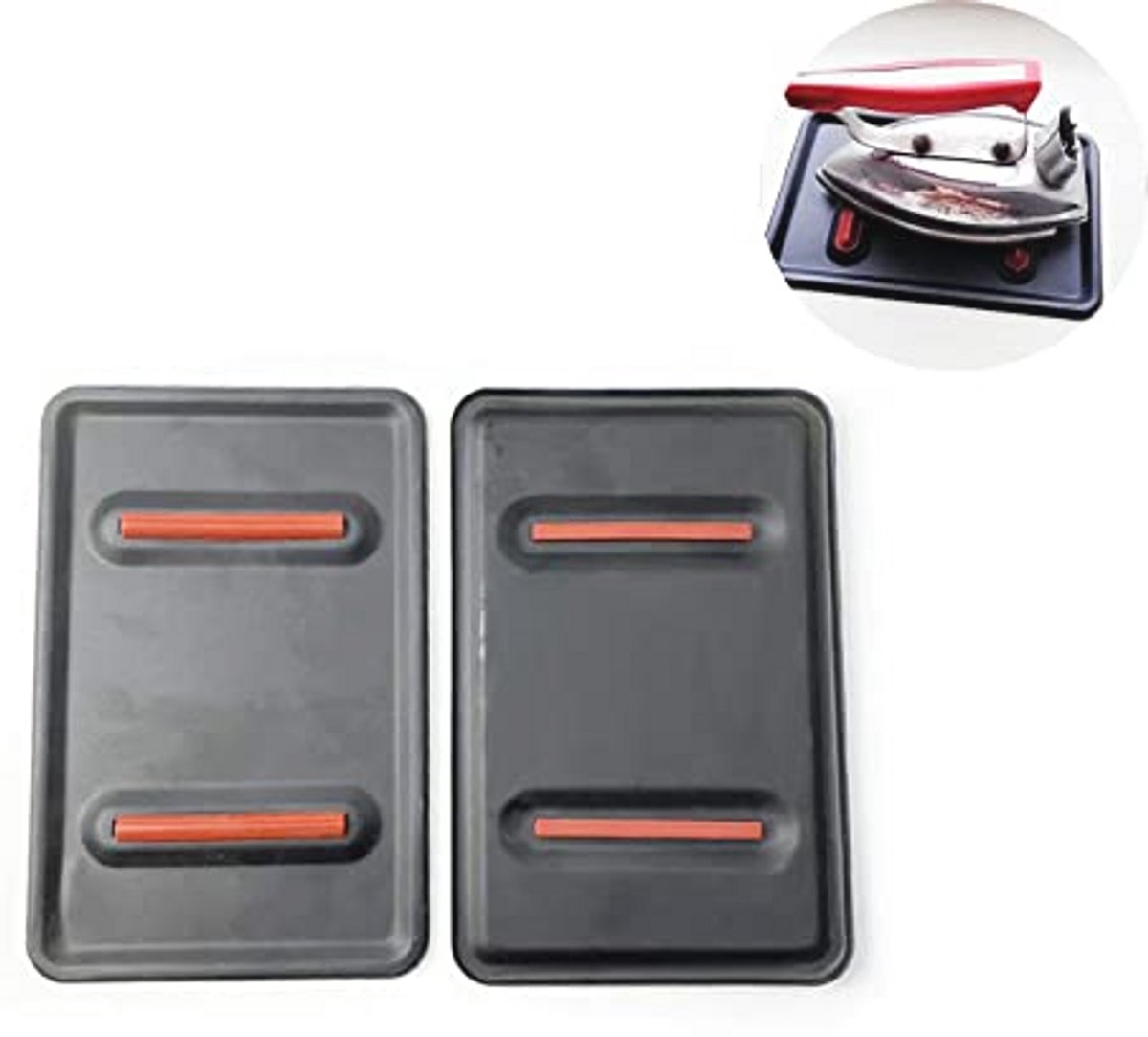 2-Pack Anti-Slip Strijkijzer Rusten Matten - Hittebestendige Pads voor Strijkplank
