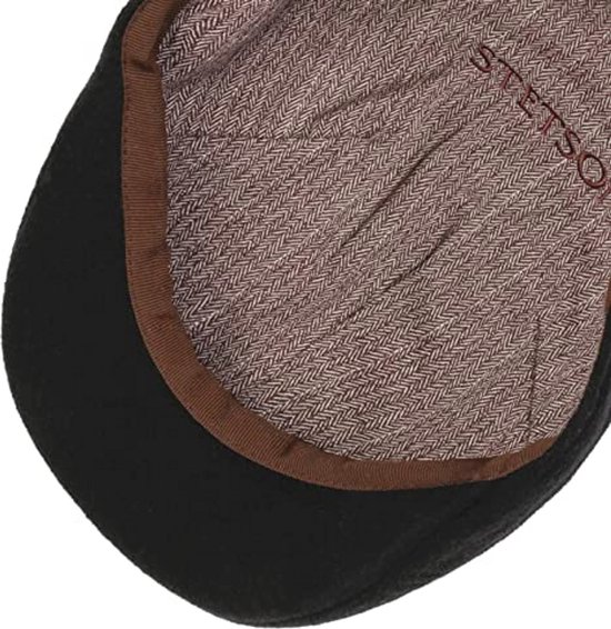 Stetson Texas Wool Gatsby Cap Men - Flaps Flat Hat Duckbill with Flap Lining for Fall/Winter — afbeelding 3
