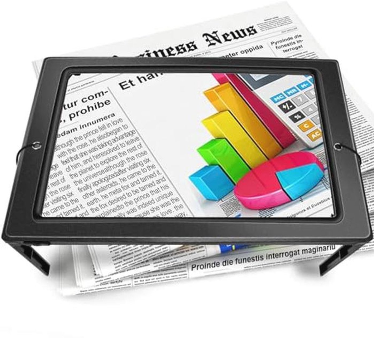 Vergrootglas 10"x6" met 50 LED-verlichting voor Senioren en Slechtzienden