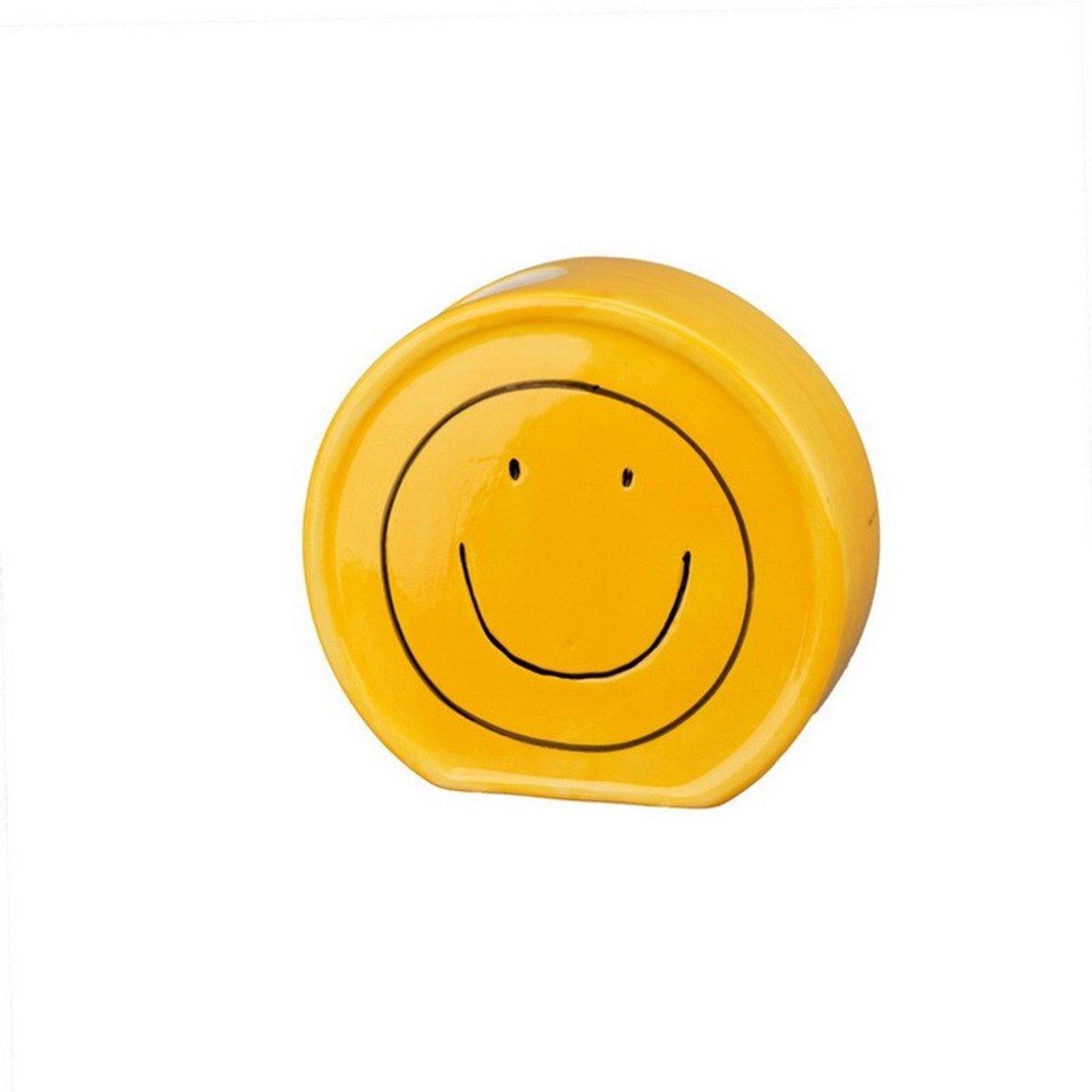 homebound by ky Aardewerk vaas smiley Geel