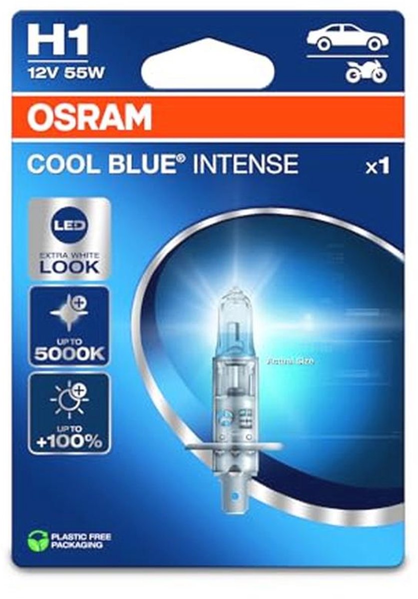 H1 Halogeenkoplamp - Tot 100% Meer Helderheid en 5000K Extra Wit Licht