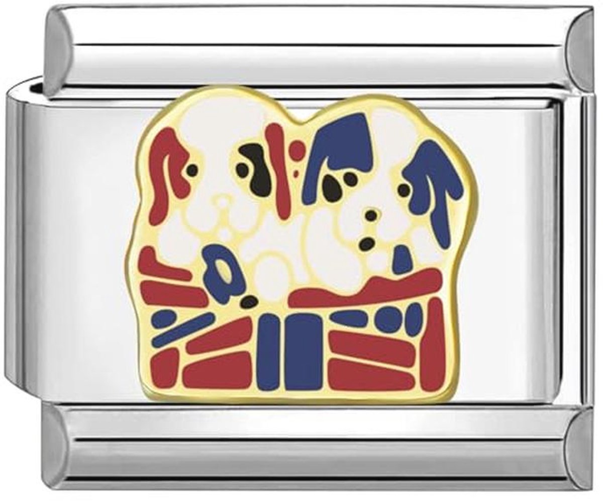 9mm Italiaanse Schakel Bedel Module voor Armbanden van Roestvrij Staal