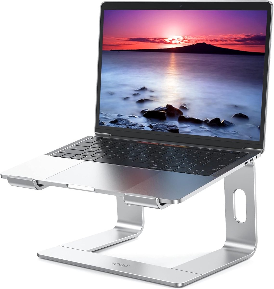 Laptop Standaard - Laptop Stand - Verhoging -Zilver