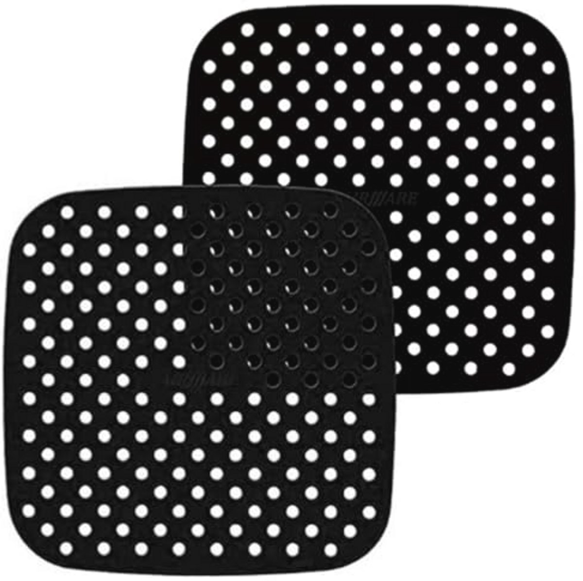 Vierkante Siliconen Luchtfriteuse Matten - Herbruikbaar en Anti-aanbak (Set van 2)