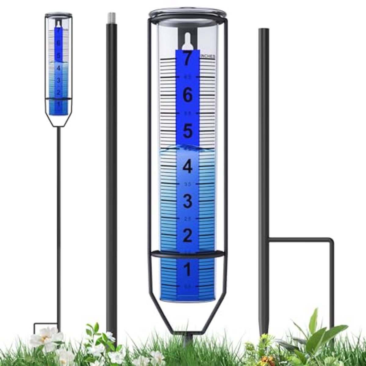 Frostbestendige Regenmeter met Verstelbare Hoogte voor Tuin en Gazon