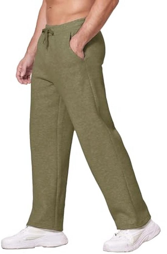 Bigassets Dames winter fleece gevoerde broek stretch rechte pijpen broek, Grijs, XL Bigassets Dames winter fleece gevoerde broek stretch rechte pijpen broek, Grijs, XL