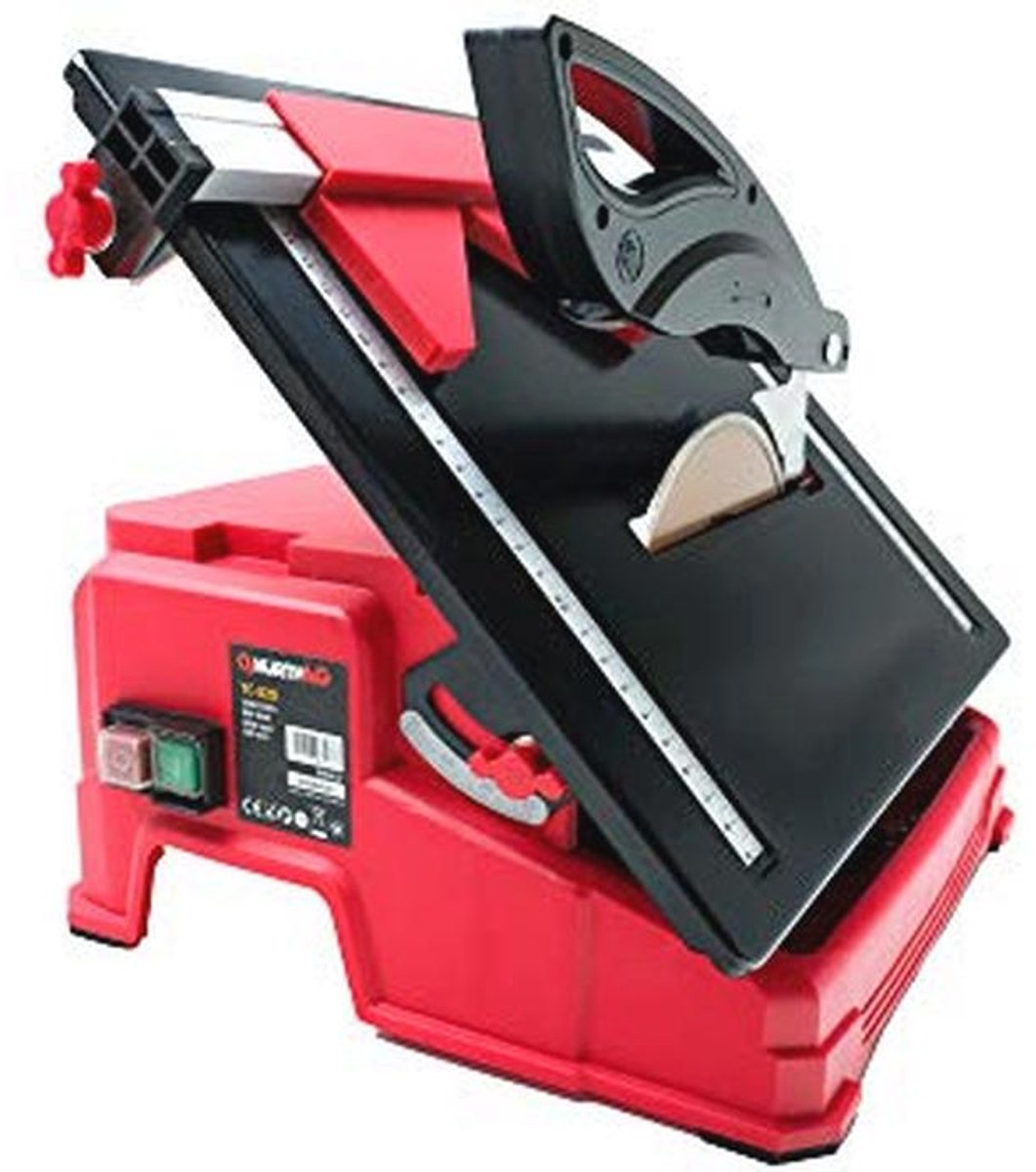 Tegelsnijmachine 800W - 2950 tpm met antislip kanteltafel - Inclusief diamantschijf Ø 180 mm