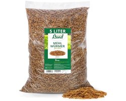 Meelwormen voor Siergevogelte en Reptielen - Gedroogd Voer zonder Toevoegingen - 5 Liter