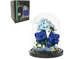 Kraftverdia Mini Kunstbloemen Boeket – Blokken speelgoed – Bloemenboeket in Stolp – Botanical Flowers Collection – Leukere Speelgoedbouwstenen Dan Lego – Woondecoratie – Geschikt Voor Jongens en Meisjes – Vakantiecadeaus