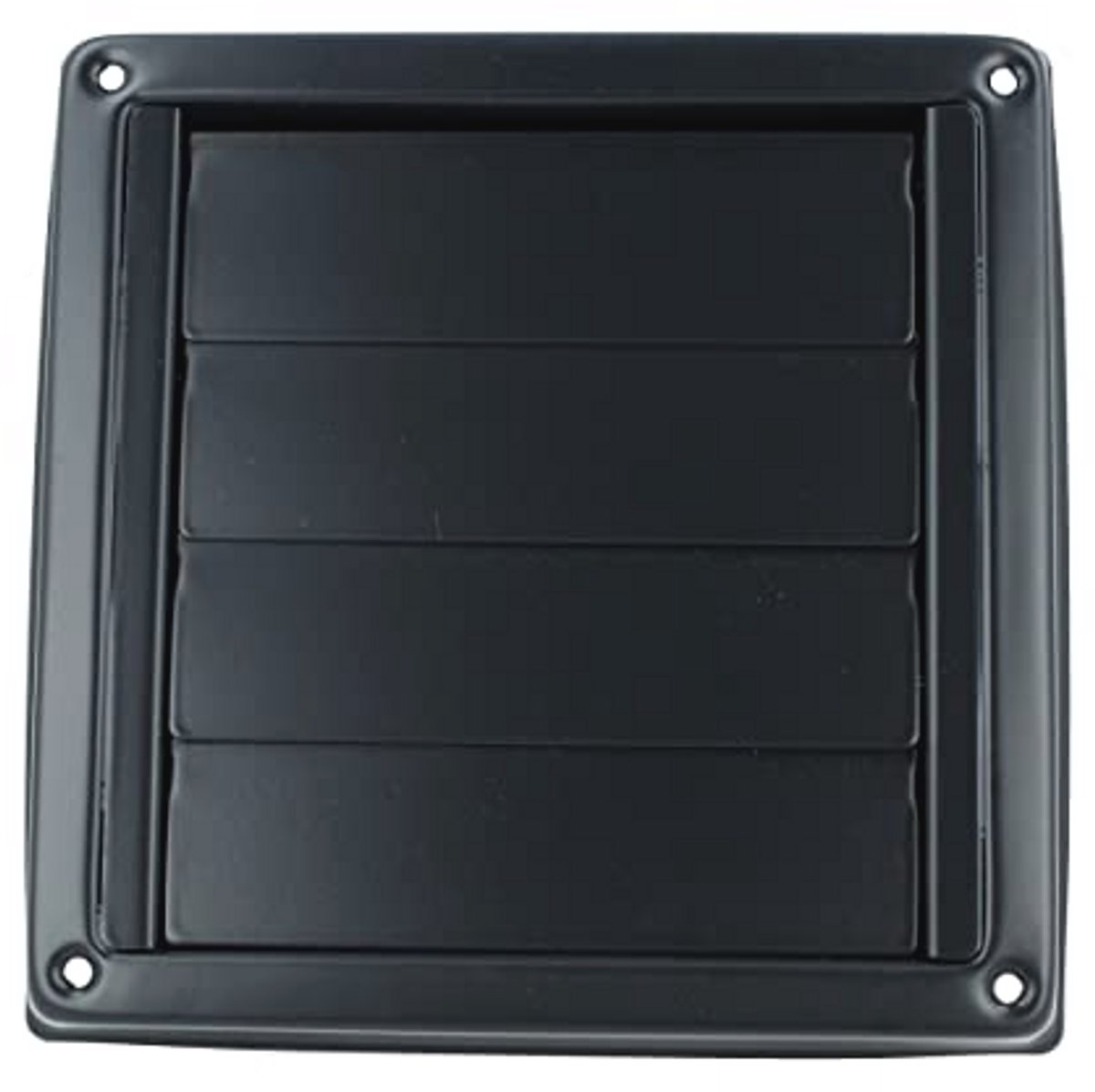Roestvrijstalen Ventilatierooster Zwartgrijs RAL7021 - Lamellenrooster voor Afvoerlucht