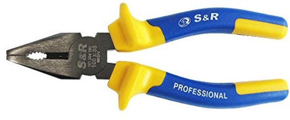 Combinatietang 180 mm met Ergonomische Handgrepen en Inductief Gehard Snijvermogen