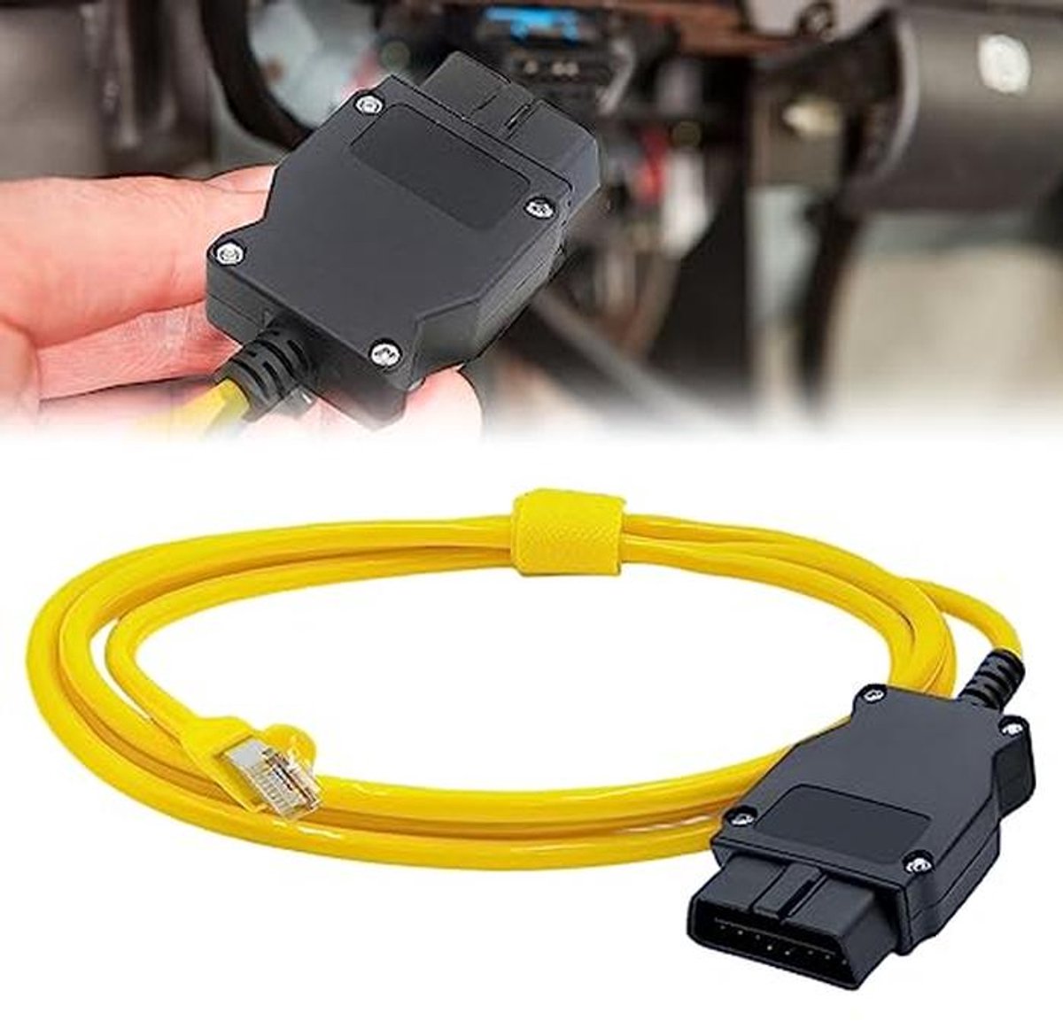 OBD2 ENET Kabel Adapter voor BMW - Ethernet Verlengkabel V50.3 voor ICOM Codering