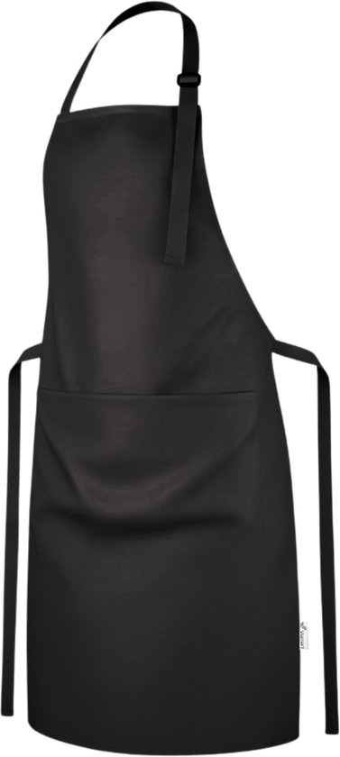 Apron Shop - Tablier de cuisine professionnel - Tablier de cuisine - Tablier de barbecue - Restauration - Taille : taille unique - Zwart