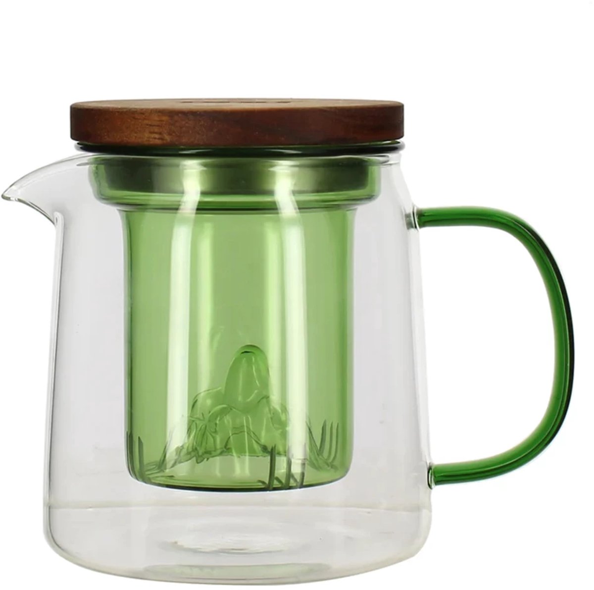 Ogo Living Laska theepot 0.45L groen