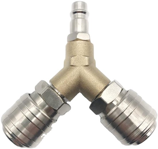 Spurtar 1/4 inch persluchtkoppelingset - 10 snelkoppelingen