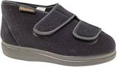 Fischer - Verbandpantoffel -13997 - Zwart - Klittenband - Maat 43