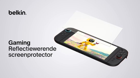 Belkin Tempered Glass Reflectiewerende Screen Protector voor Nintendo Switch 2