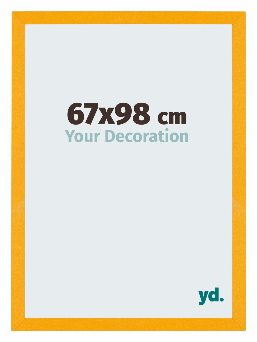 Your Decoration - Puzzellijst 67x98 cm - Geel - Puzzellijst 1500-2000 stukjes - MDF Fotolijst - Mura