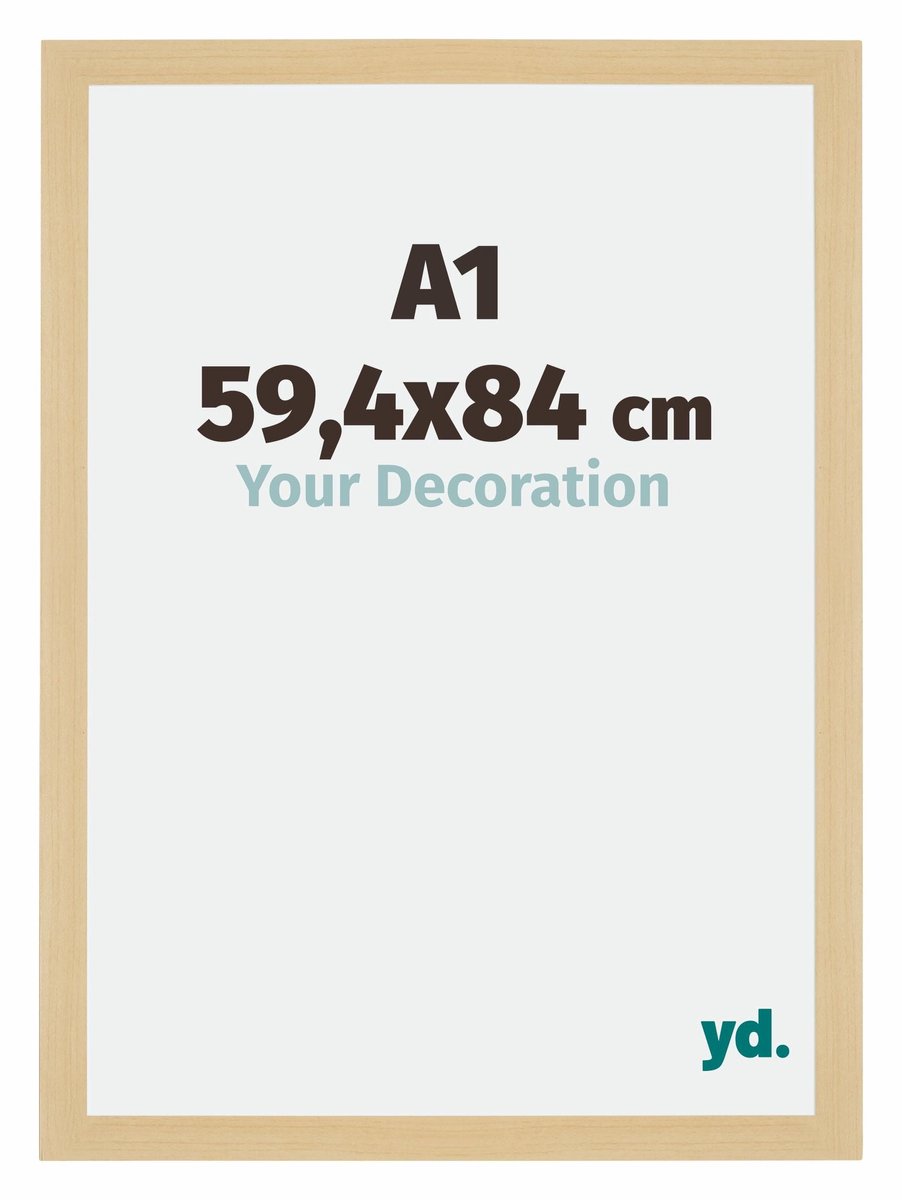 Your Decoration - Puzzellijst 59,4x84 cm - Ahorn Decor - Puzzellijst 1500-2000 stukjes - MDF Fotolijst - Mura