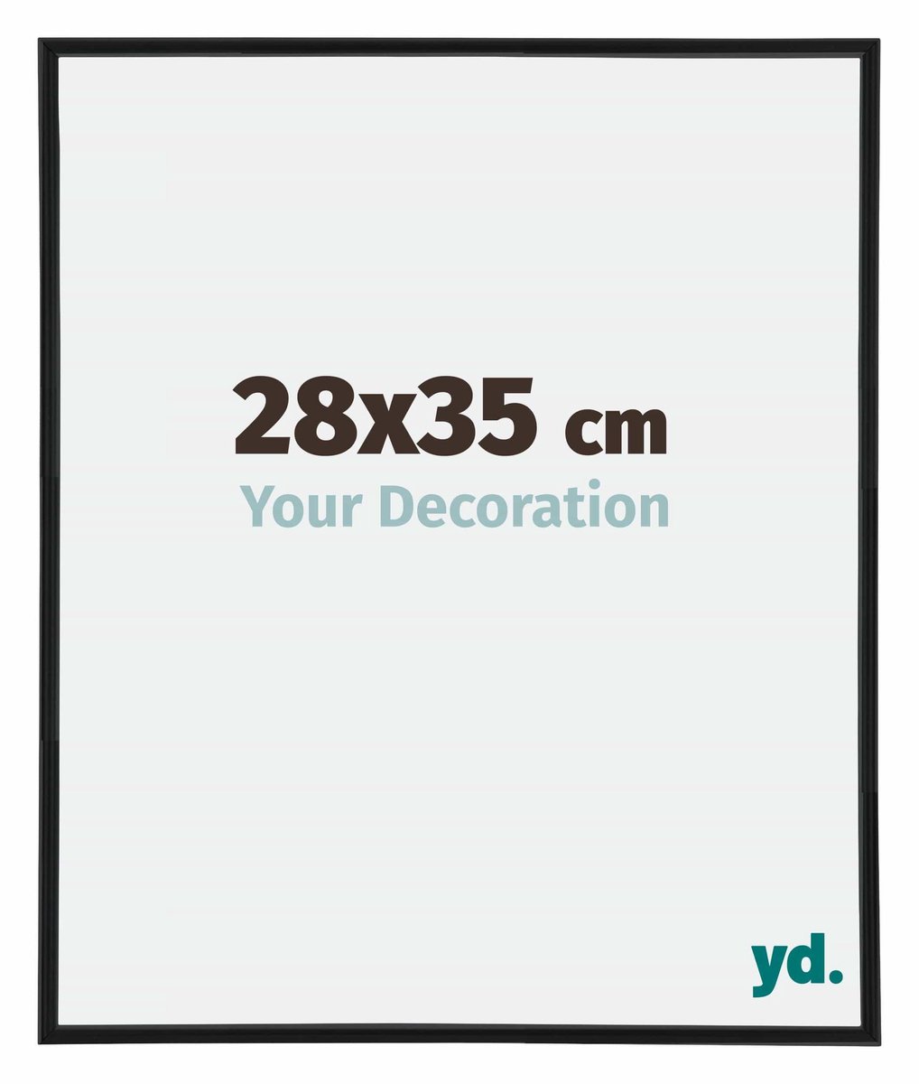 yd. Your Decoration - Fotolijst 28x35 cm - Kunststof - Zwart Mat - Annecy