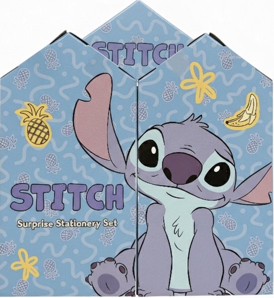 Disney Stitch Adventskalender – 24 Verrassingen – Schrijfwarenset Cadeauset – Kerstcadeau voor Kinderen - Blauw Geschenkset - Lilo & Stitch Adventkalender