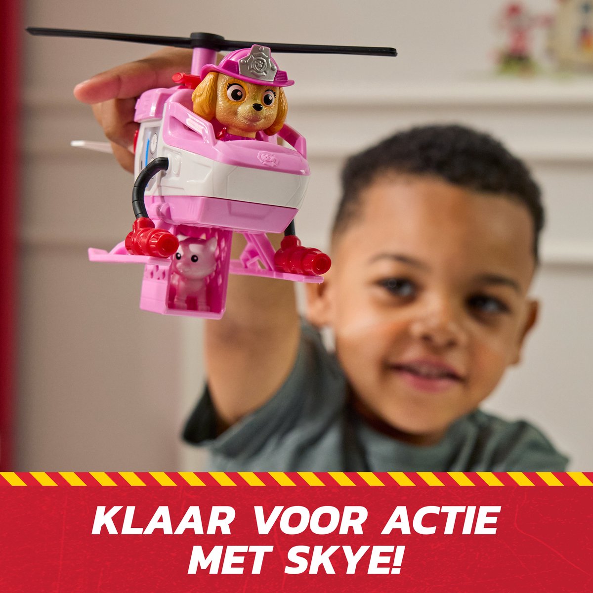 PAW Patrol - Brandweerredding - Skye's brandweerhelikopter - speelgoedvoertuig met speelfiguur — afbeelding 8