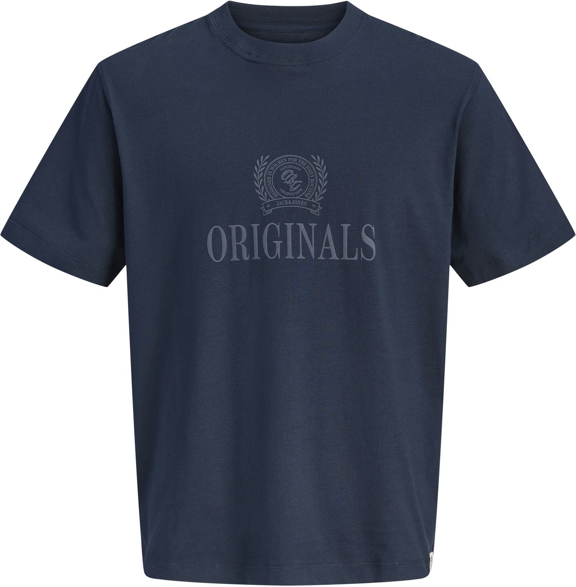 JACK & JONES - JORFREDERIKSBERG MONOGRAM TEE SS CN SN Heren T-shirt