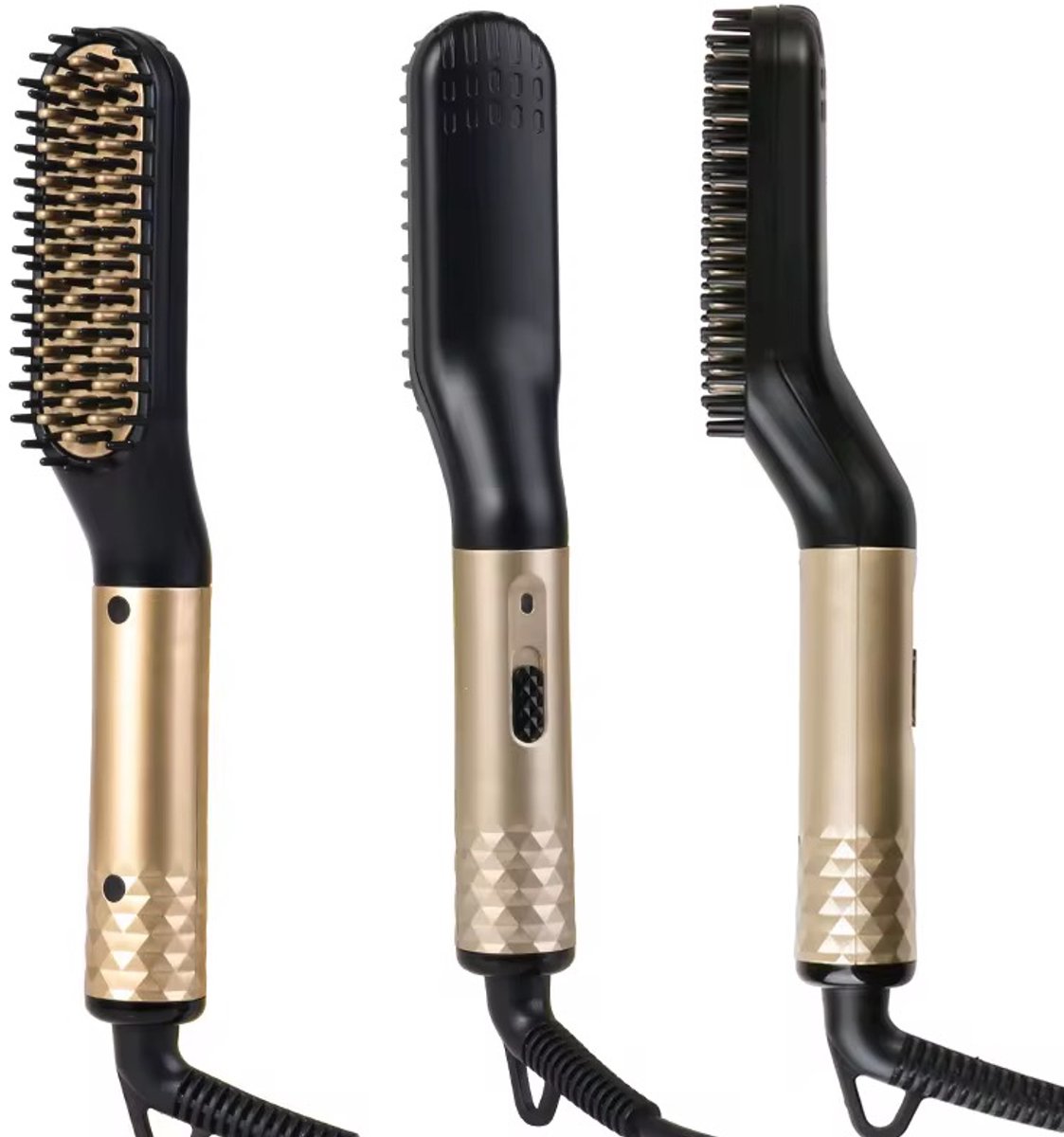 Baard borstel - Ultieme mini elektrische baardborstel voor mannen - Cadeau voor mannen- mini electric hot comb.