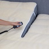 Terschellinger Wollen Split onderdeken -100% IWS Zuiver Scheer wollen topper - Puur Natuur topdek - Verstelbaar hoofdeinde - 180x210 cm lits jumeaux (Extra lang)