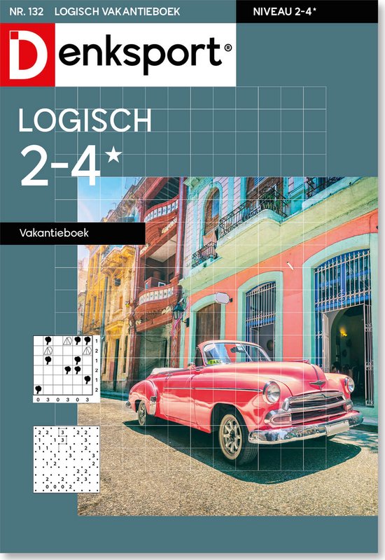 Denksport Puzzelboek Logisch 2-4* vakantieboek, editie 132