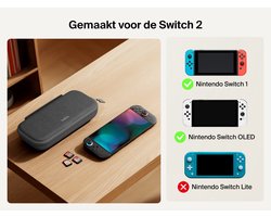 Belkin Gaming Nintendo Switch 2 Beschermhoes met Powerbank – Antraciet