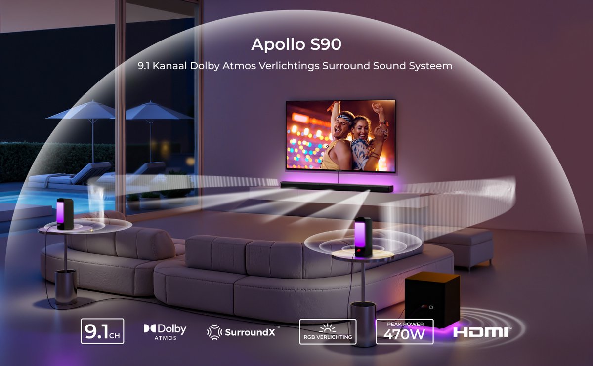 ULTIMEA Apollo S90 Soundbar met Dolby Atmos - afbeelding 2