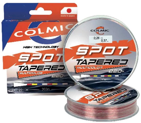 Colmic Spot Taps Toelopende Onderlijn 220 M Zilver 0.230-0.470 mm van Colmic — afbeelding 4
