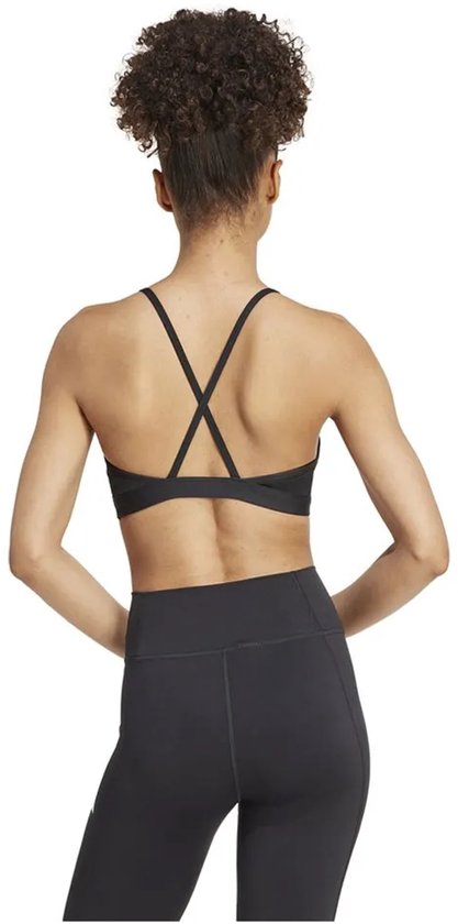 Soutien-gorge adidas Performance Aeroreact Graphic - Femme - Zwart- S