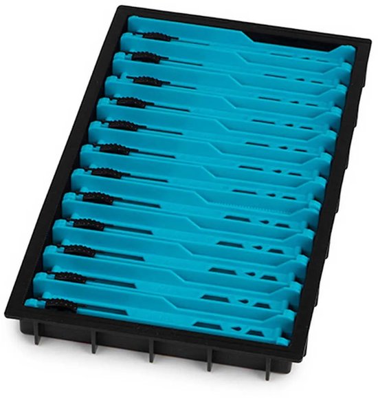 Matrix Loaded Pole Winder Tray 13cm - 12 Winders Light Blue van Matrix — afbeelding 5