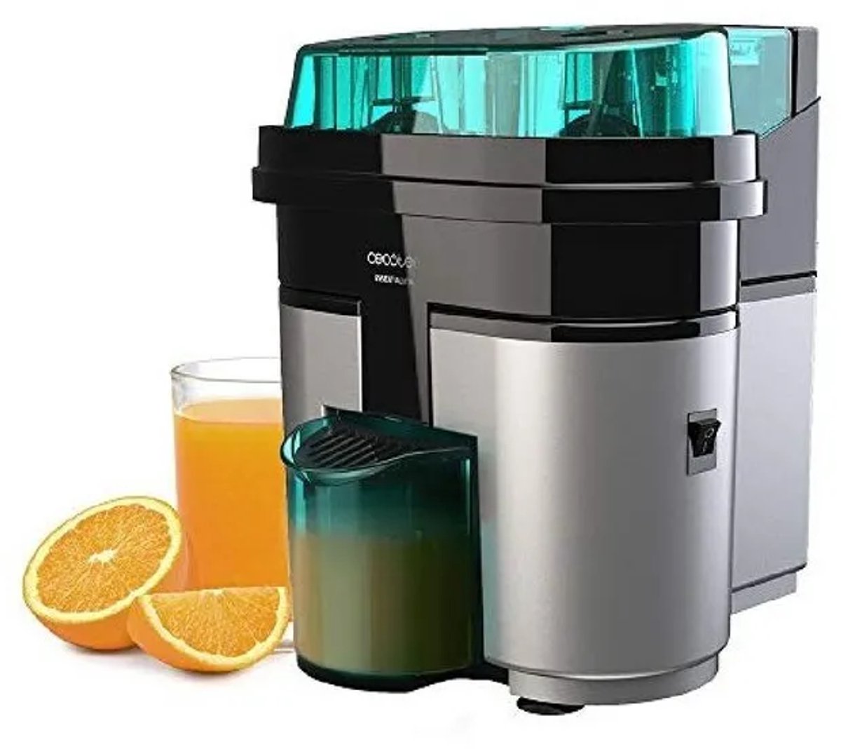 Cecotec 04146 citruspers/sapmaker Sapcentrifuge 90 W Zwart, Grijs