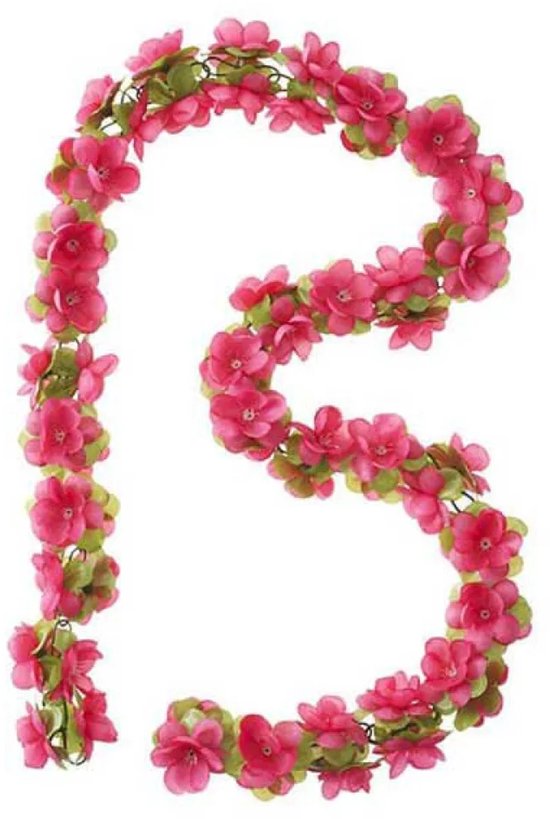 Basil Flower Garland Bloemenstreng - Roze van Basil — afbeelding 3