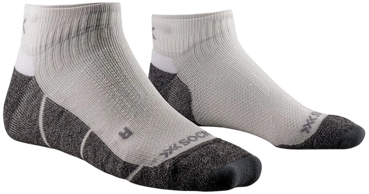 X-Socks Core Natural Low Cut Sportokken Arctic /Pearl 45-47 Wit