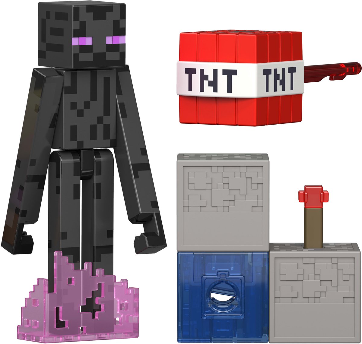 Mattel Minecraft Action Figure Enderman 8 cm Action Figuur