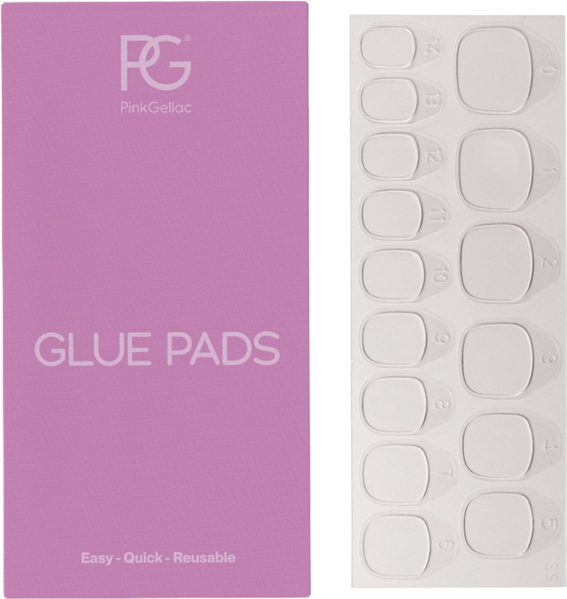 Pink Gellac Plakstickers voor Press On Nails - 150 Nail Glue Stickers voor Press On Nagels - Snel Aan Te Brengen Plak Nagels - Voor 7-14 Dagen Mooie Nagels