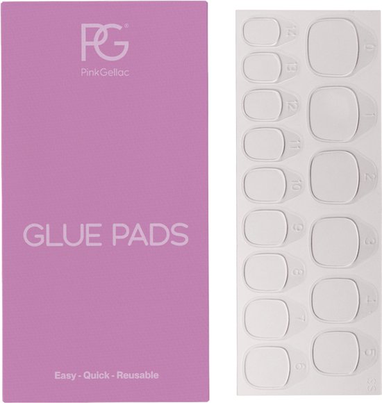 Pink Gellac Plakstickers voor Press On Nails - 150 Nail Glue Stickers voor Press On Nagels - Snel Aan Te Brengen Plak Nagels - Voor 7-14 Dagen Mooie Nagels