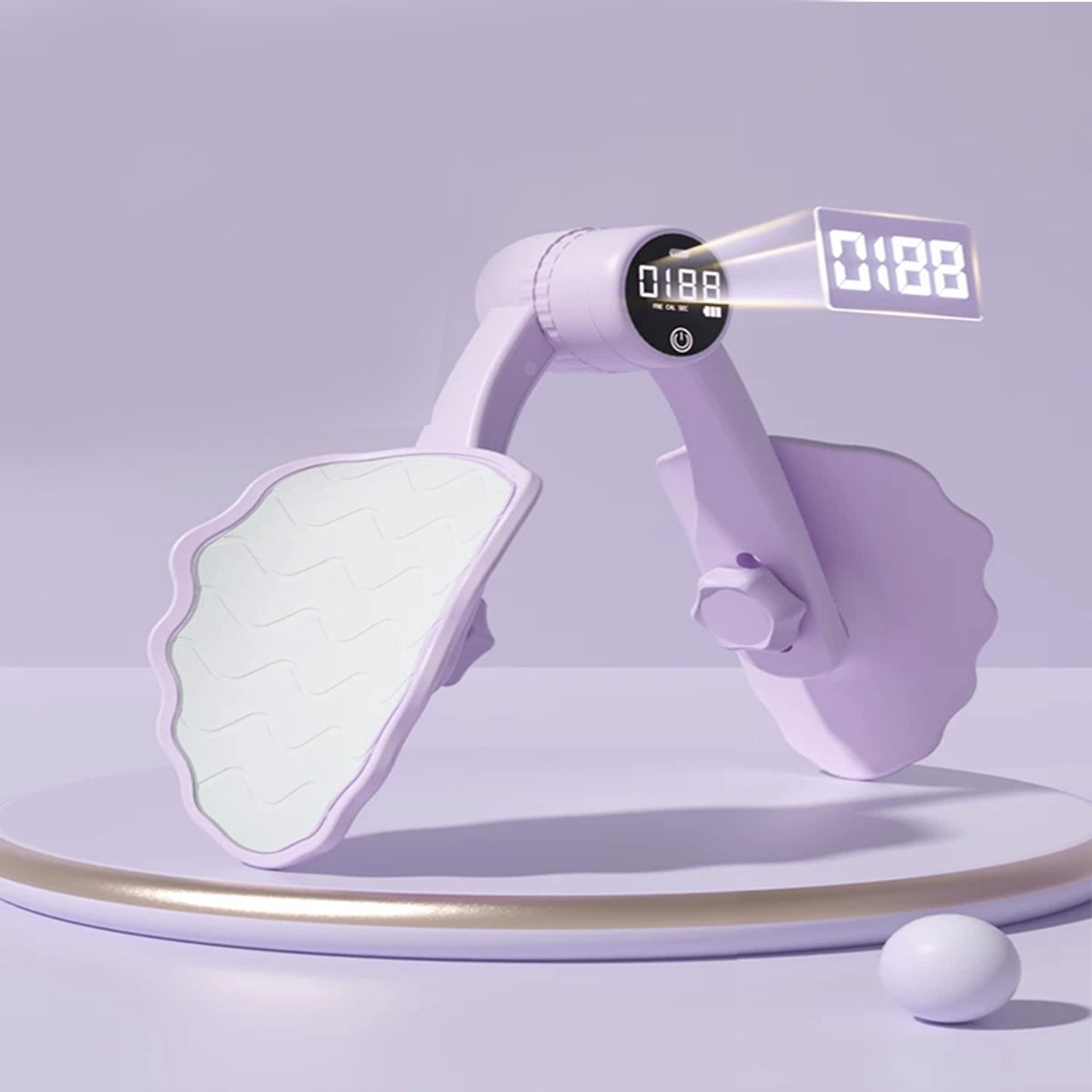 Glute Bekkenbodemtrainer Beentrainer Paars - OrangeCartB.V - €34,49