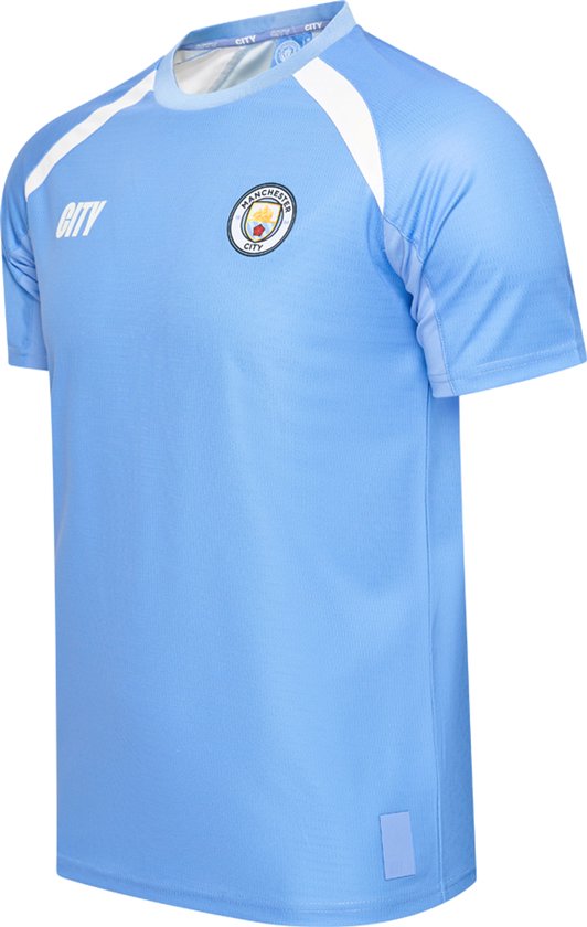 Maillot domicile Manchester City Homme 2025/2026 - Taille M - Vêtements de sport - Maillot de football - Adultes - Boutique des supporters de Manchester City - Produits dérivés