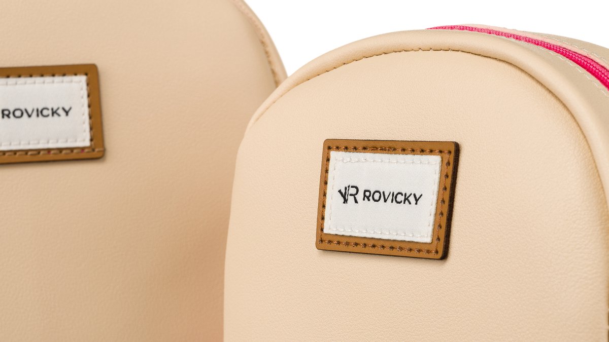 Rovicky Set van 2 Dames Cosmetica Tasjes - Kunstleer - Luxe Make-up Organizer - Reisset - Zwart