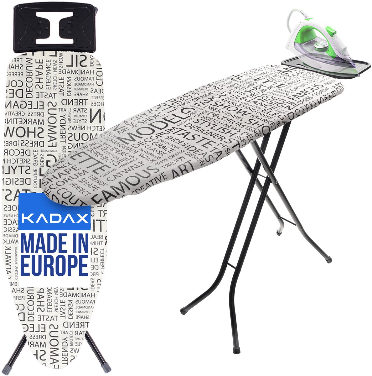 Tasjo strijkplank 110 x 30, wit