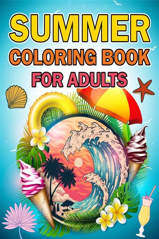 Summer Coloring Books - cover