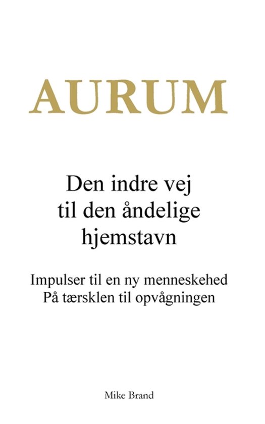 AURUM - Den indre vej til den åndelige hjemstavn - cover