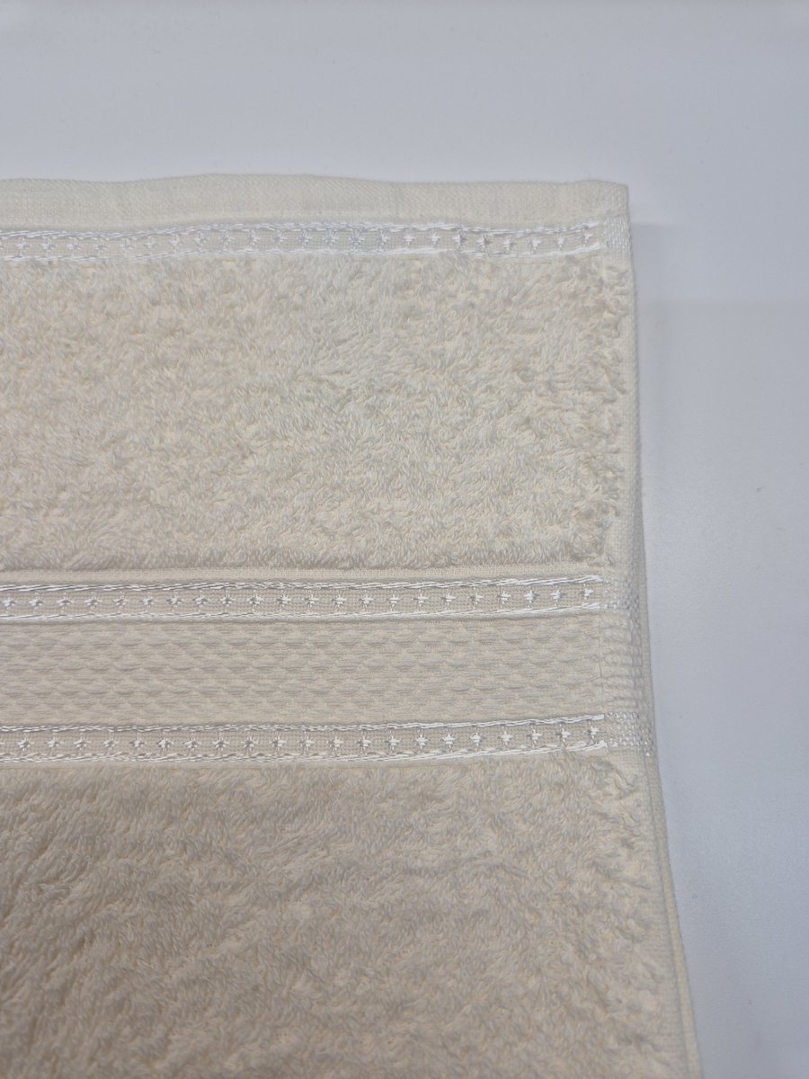 Luxe Handdoek - Creme - 50 x 100 cm