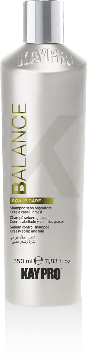 KayPro Vettig Haar Shampoo 350ml - Balance Shampoo - Ontvettende Shampoo - Shampoo Tegen Vet Haar