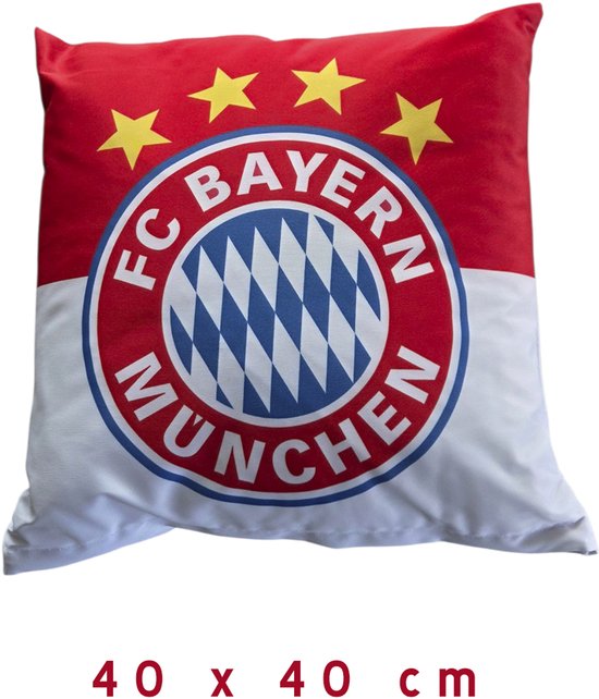 Un fan kussen le FC Bayern Munchen | 40 x 40 cm | Coussin | Munich | L'Allemagne | Football | équipe de football allemande | 1 pièce